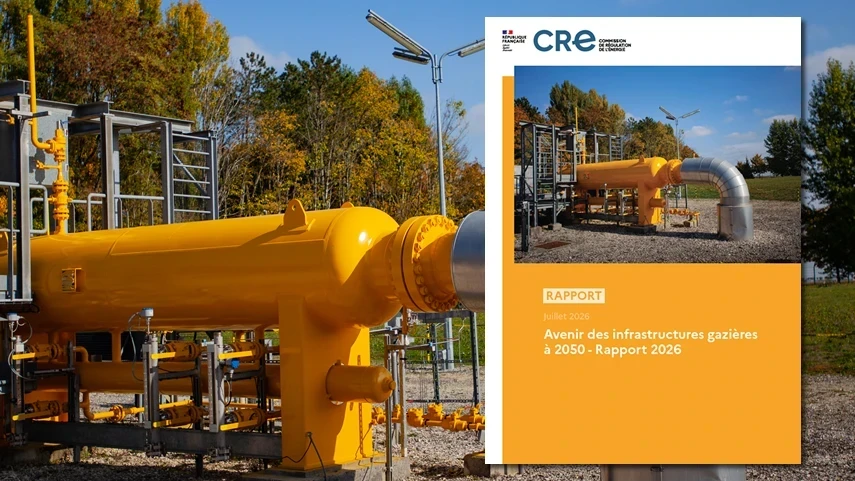 Avenir des infrastructures gazières à 2050 : la CRE évalue les coûts des infrastructures nécessaires en 2050 et l’impact sur le tarif de réseau