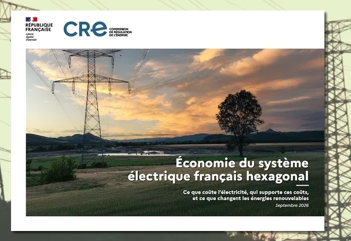 La CRE présente son rapport sur l’économie du système électrique français hexagonal